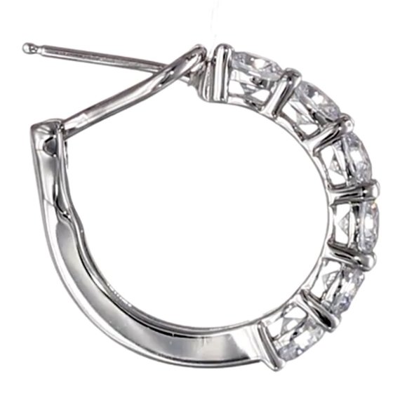 Sterling Silver Swarovski Crystal Earrings - Picture 4 of 8